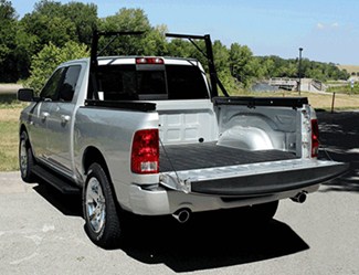 DeeZee Invisarack with both front uprights raised