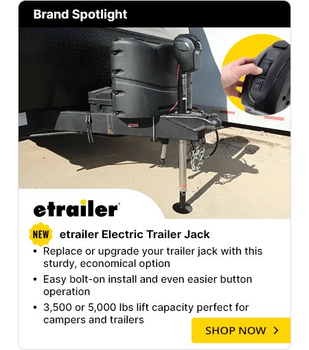 NEW etrailer Electric Trailer Jacks Replacement trailer jacks for your RV or trailer.