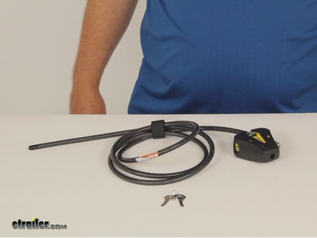 Master Lock Cable Locks - Utility Lock - 8419DPF Review Video | etrailer.com