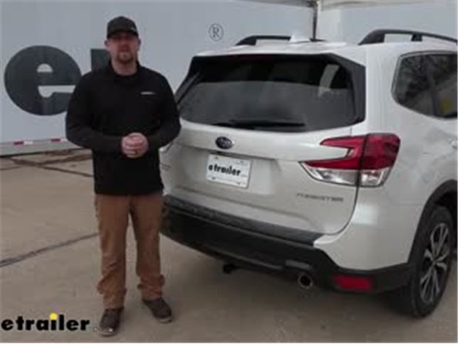 Curt Trailer Hitch Installation - 2021 Subaru Forester Video | etrailer.com