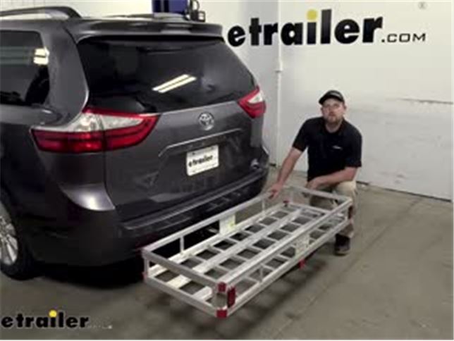 etrailer Hitch Cargo Carrier Review - 2015 Toyota Sienna Video | etrailer .com