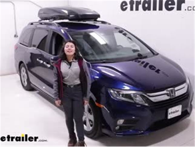 Inno Shadow 16 Rooftop Cargo Box Review - 2019 Honda Odyssey Video |  etrailer.com