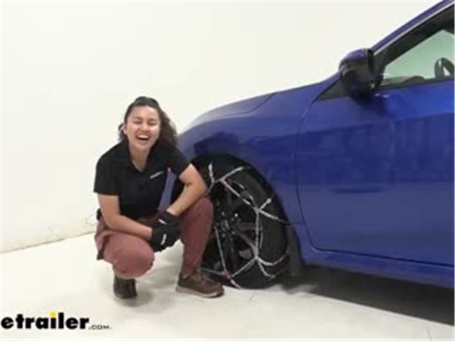 Konig Standard Snow Tire Chains Installation - 2019 Honda Civic Video |  etrailer.com