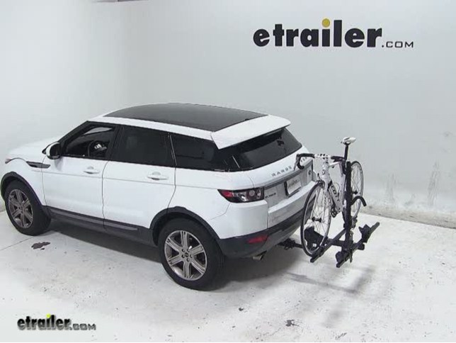 Thule Doubletrack Hitch Bike Rack Review - 2012 Land Rover Evoque Video |  etrailer.com