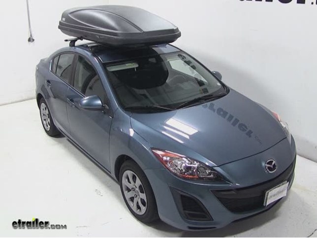 Thule Force XXL Rooftop Cargo Box Review - 2011 Mazda 3 Video | etrailer.com
