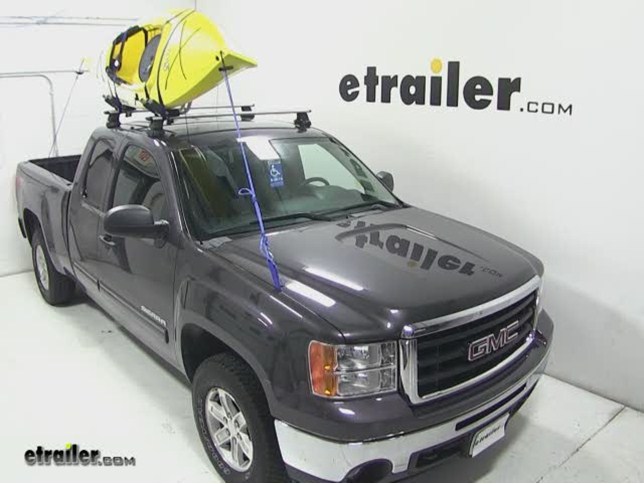 Thule Hull-A-Port Kayak Carrier Review- 2011 GMC Sierra Video | etrailer.com