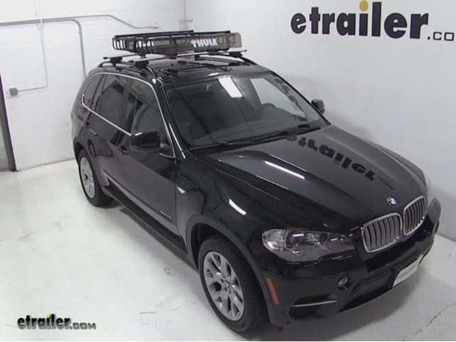 Thule MOAB Roof Top Cargo Basket Review - 2013 BMW X5 Video | etrailer.com