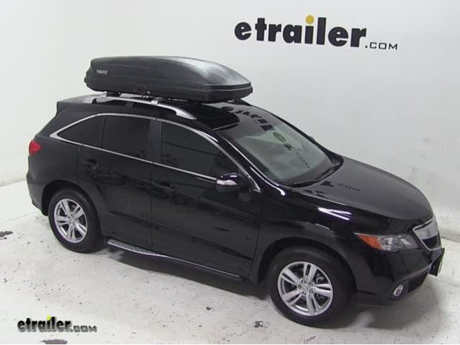 Thule Pulse Large Rooftop Cargo Box Review - 2013 Acura RDX Video |  etrailer.com