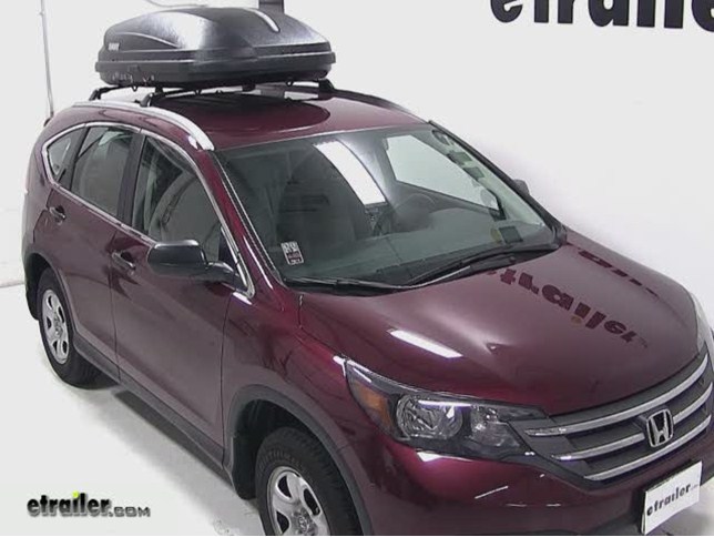 Thule Pulse Medium Rooftop Cargo Box Review - 2013 Honda CR-V Video |  etrailer.com