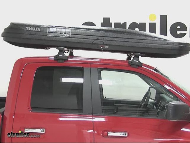 Thule Pulse Alpine Rooftop Cargo Box Review - 2013 Dodge Ram Video |  etrailer.com