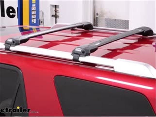 Thule WingBar Edge Crossbars Installation - 2015 Toyota 4Runner Video |  etrailer.com