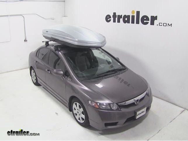 Thule Sonic XXL Rooftop Cargo Box Review - 2009 Honda Civic Video |  etrailer.com