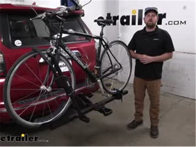 Thule T1 1-Bike Platform Rack Review - 2015 Toyota 4Runner Video |  etrailer.com