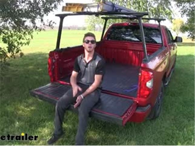 Thule TracRac TracONE Truck Bed Ladder Rack Installation - 2019 Toyota  Tundra Video | etrailer.com