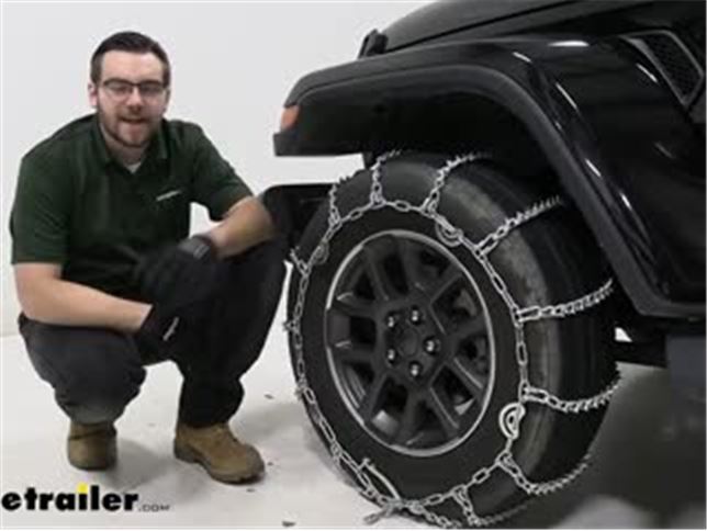 Titan Chain Snow Tire Chains Installation - 2020 Jeep Gladiator Video |  etrailer.com
