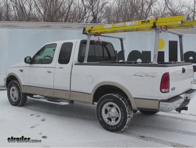 TracRac TracONE Truck Bed Ladder Rack Installation - 2000 Ford F-150 Video  | etrailer.com
