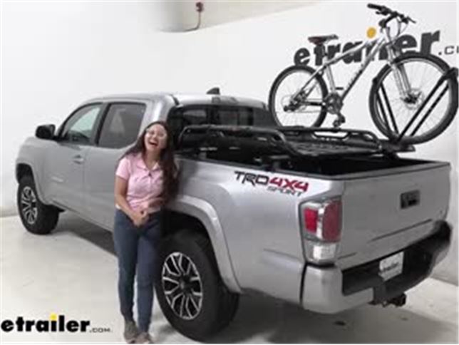 Yakima BedRock HD Truck Bed Cargo Rack Review - 2020 Toyota Tacoma Video |  etrailer.com