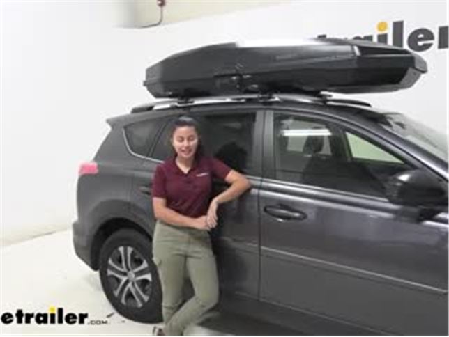 Yakima CBX Rooftop Cargo Box Review - 2017 Toyota RAV4 Video | etrailer.com