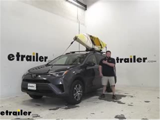 Yakima JayLow Kayak Carrier Review - 2017 Toyota RAV4 Video | etrailer.com