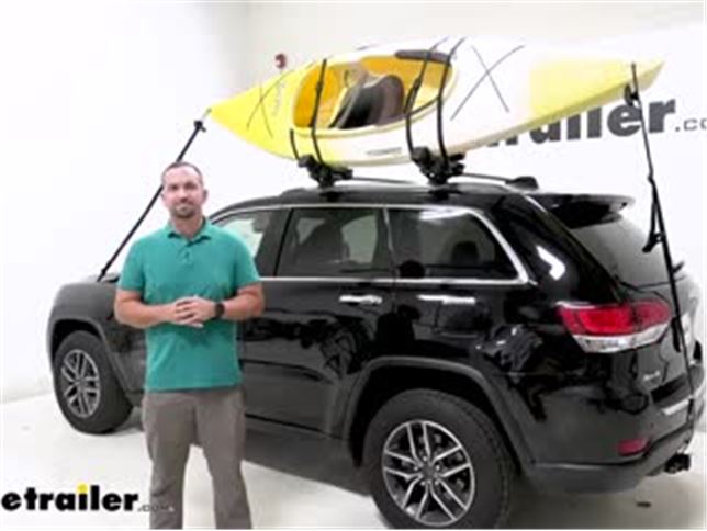 Yakima JayLow Kayak Carrier Review - 2021 Jeep Grand Cherokee Video |  etrailer.com