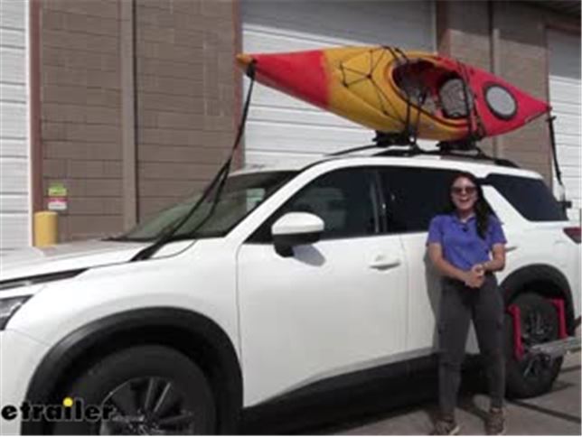 Yakima JayLow Kayak Carrier Review - 2022 Nissan Pathfinder Video |  etrailer.com