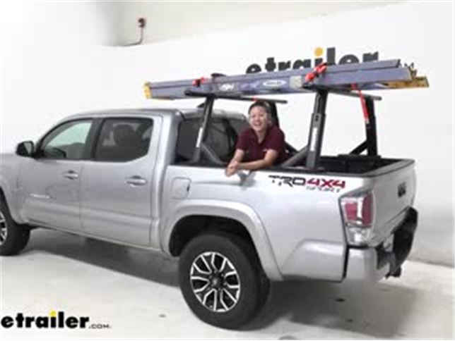 Yakima OverHaul HD Adjustable Truck Bed Ladder Rack Installation - 2020  Toyota Tacoma Video | etrailer.com