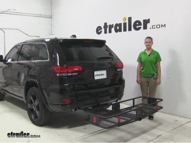 Curt Hitch Cargo Carrier Review - 2015 Jeep Grand Cherokee Video |  etrailer.com