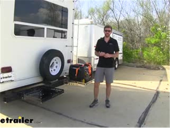 Mount-n-Lock GennyGo RV Bumper-Mounted Generator and Cargo Carrier Kit  Review Video | etrailer.com
