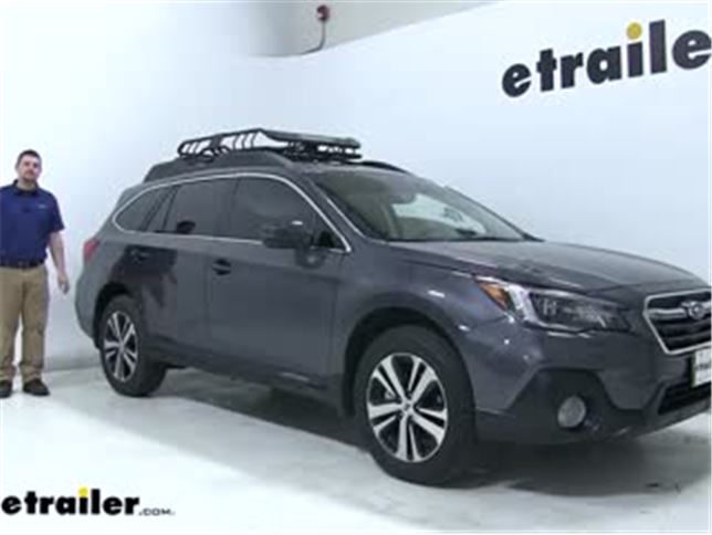 Rhino Rack Roof Basket Review - 2019 Subaru Outback Wagon Video |  etrailer.com
