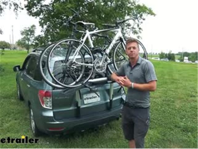 Thule OutWay Platform Trunk Bike Rack Review Video | etrailer.com