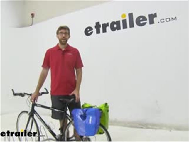 Thule Bike Racks Pack n Pedal Shield Pannier Bags Review Video |  etrailer.com
