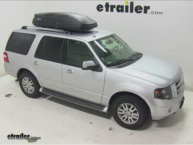 Thule Pulse Large Rooftop Cargo Box Review - 2014 Ford Expedition Video |  etrailer.com