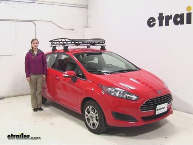 Thule Roof Cargo Carrier Review - 2015 Ford Fiesta Video | etrailer.com