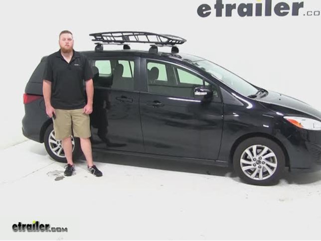 Thule Roof Cargo Carrier Review - 2015 Mazda 5 Video | etrailer.com