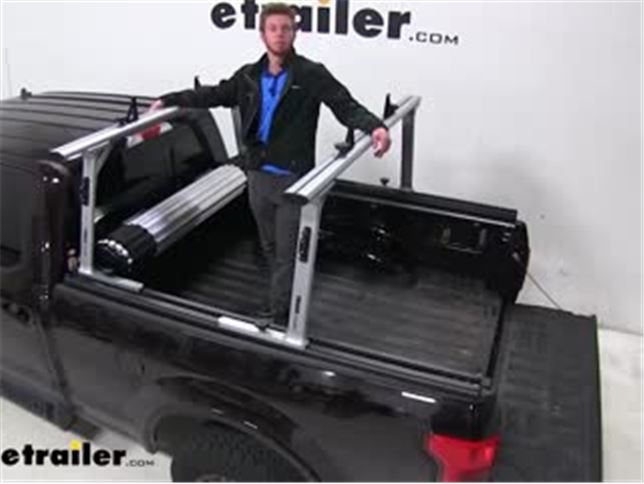 Thule TracRac SR Sliding Truck Bed Ladder Rack Review Video | etrailer.com