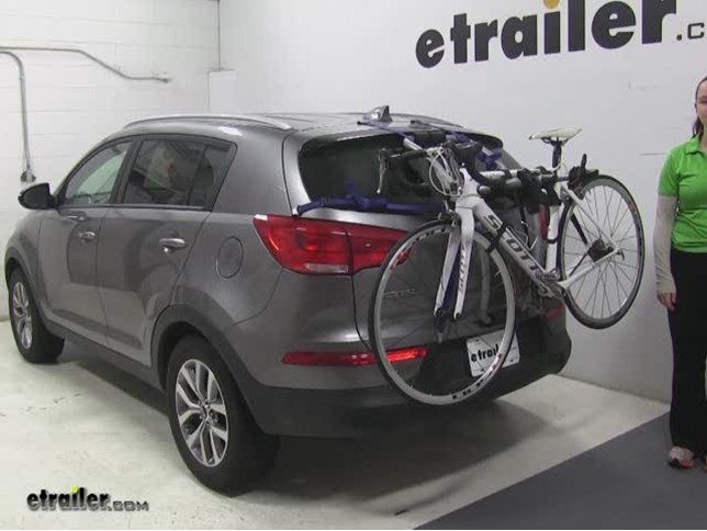 Thule Trunk Bike Racks Review - 2015 Kia Sportage Video | etrailer.com