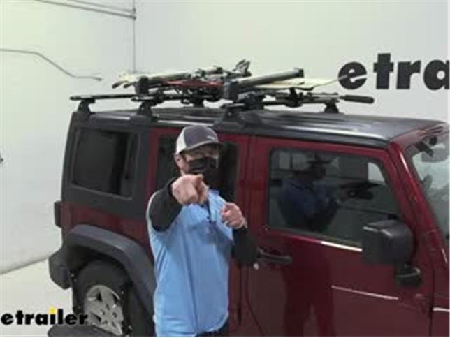 Yakima FreshTrack 6 Ski and Snowboard Carrier Review Video | etrailer.com