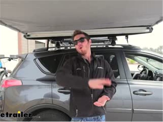 Yakima Roof Rack Mount SlimShady Awning Review Video | etrailer.com
