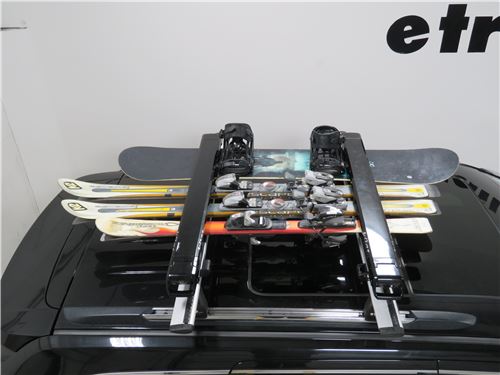 Kuat Grip Ski and Snowboard Carrier - Slide Out - 6 Pairs of Skis or 4  Boards - Black Kuat Ski and Snowboard Racks GRR6B