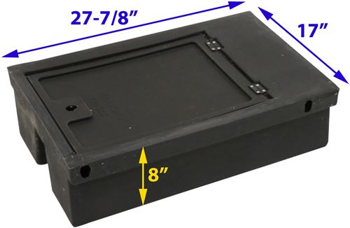 Replacement Storage Bin for Lippert Underchassis Double Bin Storage Unit  Lippert Accessories and Parts LC131633