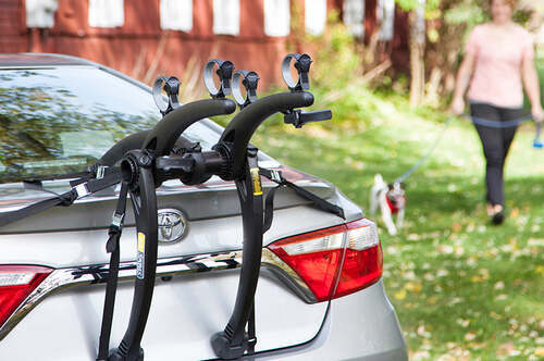 Mazda CX-5 Saris Bones 2 Bike Rack - Trunk Mount - Adjustable Arms