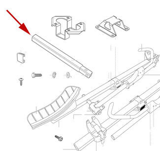 Replacement Backbone Assembly for Thule T2 Classic 2" Hitch Bike Racks Thule  Accessories and Parts TH68XD
